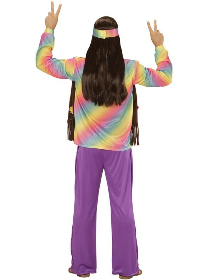 Costume da hippie arcobaleno Multicolore - Kiabi