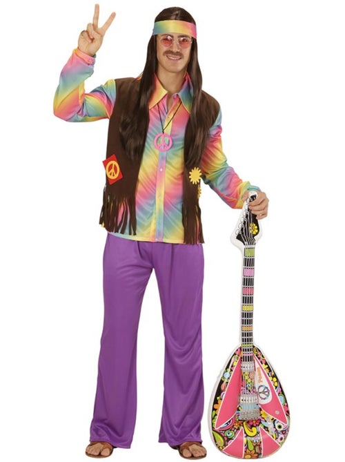 Costume da hippie arcobaleno - Kiabi