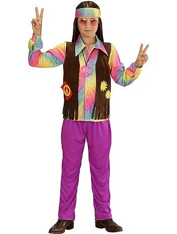 Costume da hippie arcobaleno