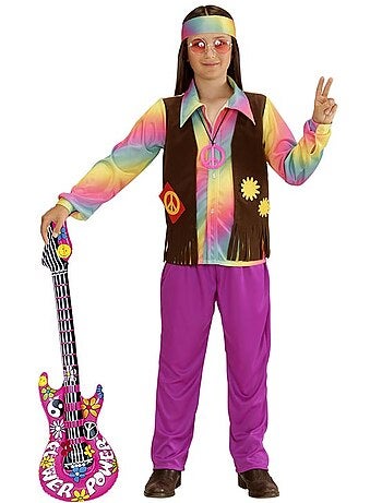 Costume da hippie arcobaleno