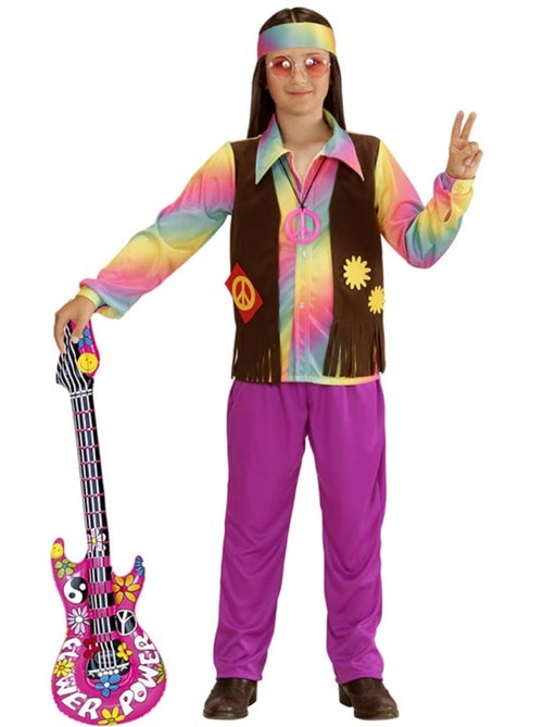 Costume da hippie arcobaleno - Kiabi