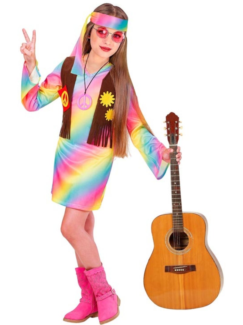 Costume da hippie arcobaleno Multicolore - Kiabi