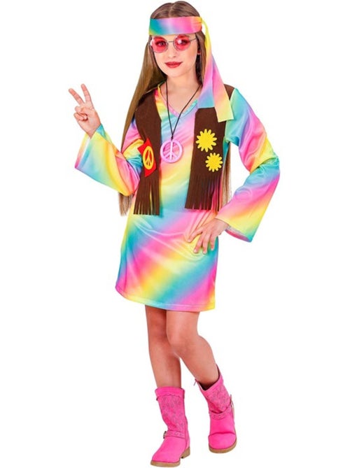 Costume da hippie arcobaleno - Kiabi
