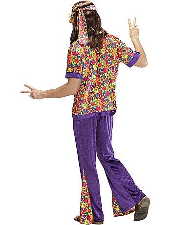 Costume da hippie con campanellino di velluto