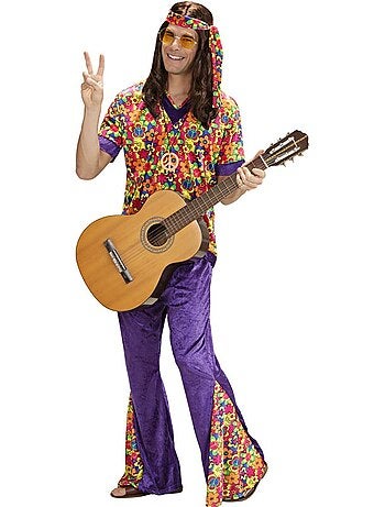 Costume da hippie con campanellino di velluto