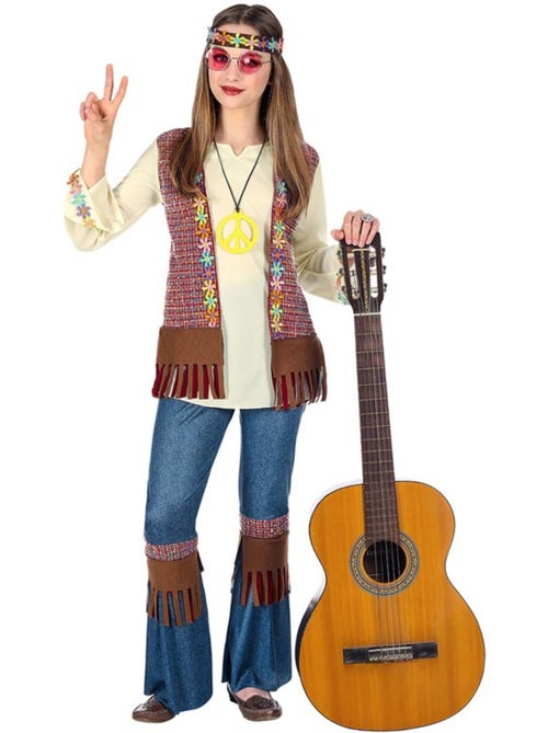 Costume da hippie con collana - Kiabi