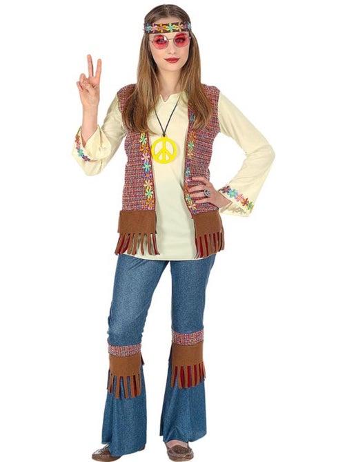 Costume da hippie con collana - Kiabi