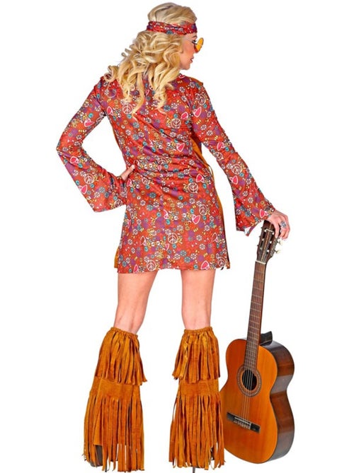 Costume da hippie con copriscarpe e frange - Kiabi