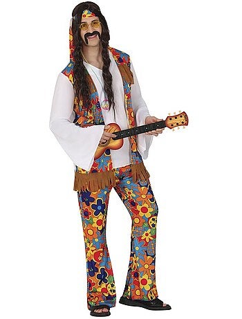 Costume da hippie con fiori