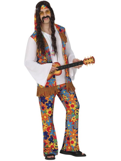 Costume da hippie con fiori - Kiabi