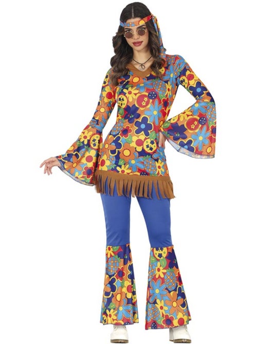 Costume da hippie con fiori - Kiabi