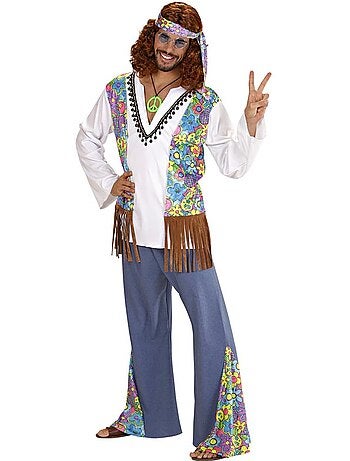 Costume da hippie con gilet