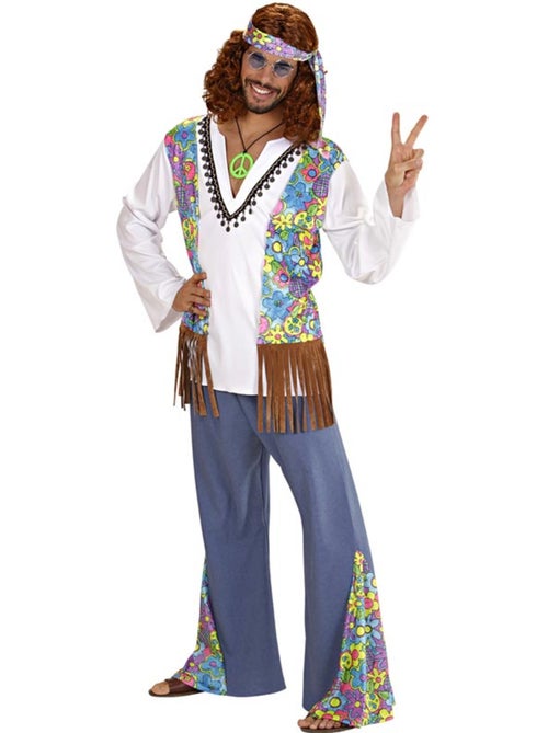 Costume da hippie con gilet - Kiabi