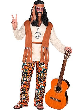 Costume da hippie con lunghe frange