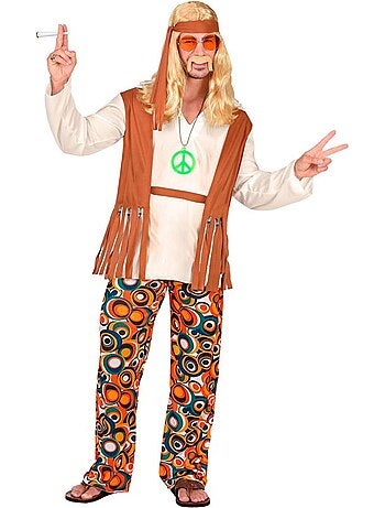 Costume da hippie con lunghe frange