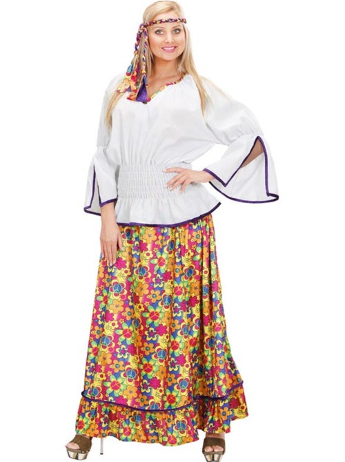 Costume da hippie in velluto - Kiabi