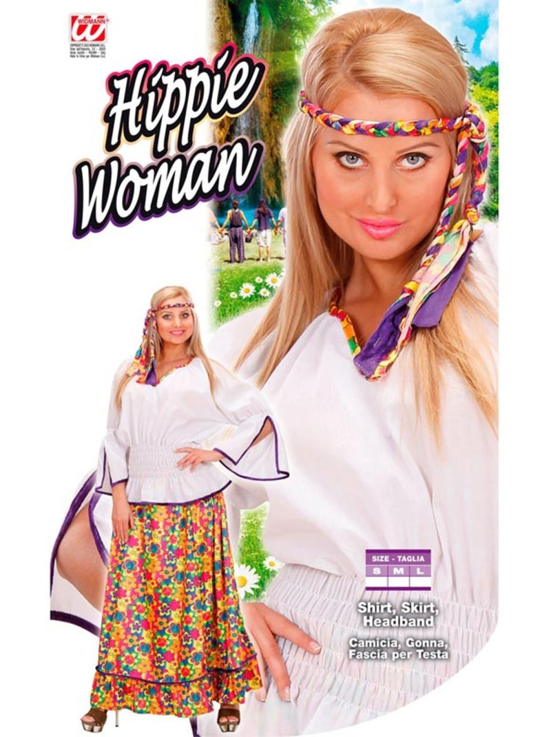 Costume da hippie in velluto Multicolore - Kiabi