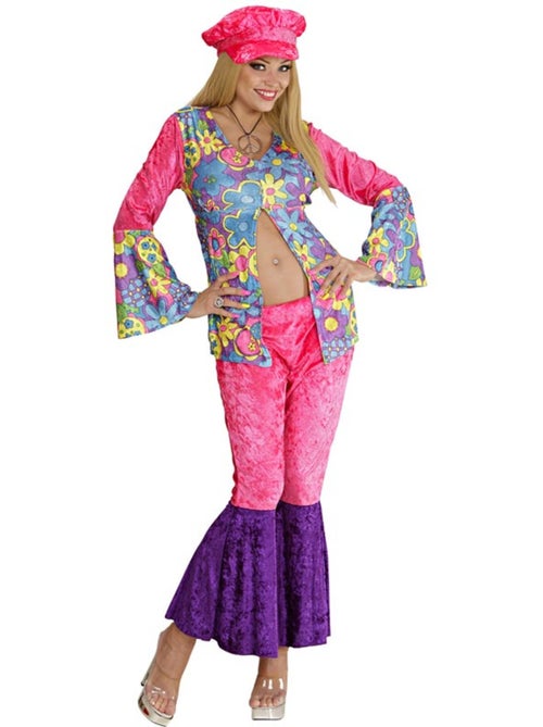 Costume da hippie in velluto - Kiabi