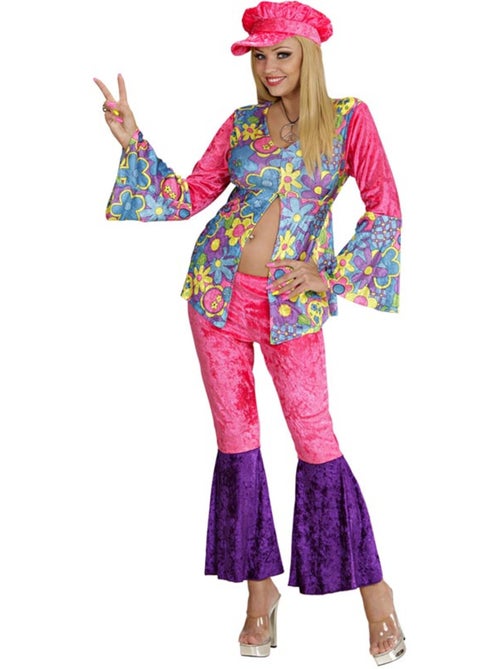 Costume da hippie in velluto - Kiabi