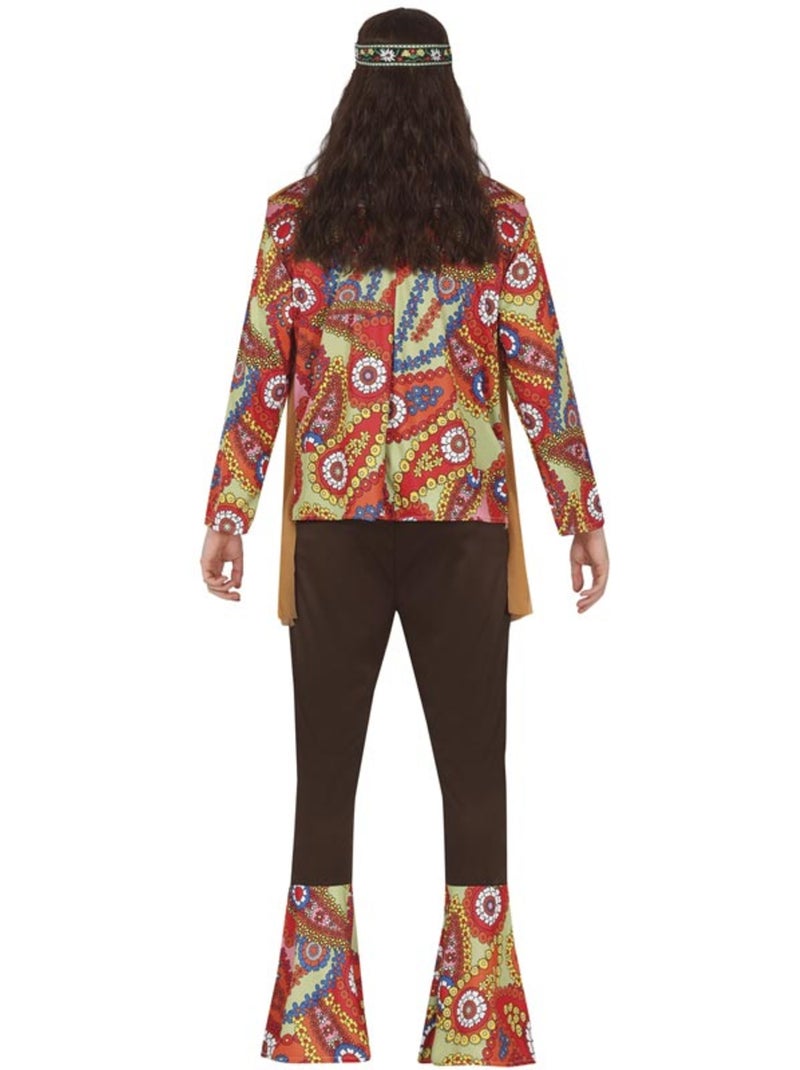 Costume da hippie Pace Amore Multicolore - Kiabi