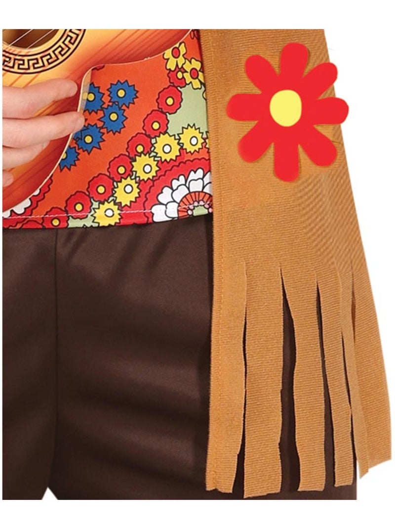 Costume da hippie Pace Amore Multicolore - Kiabi