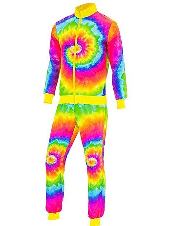 Costume da hippie psichedelico fluorescente