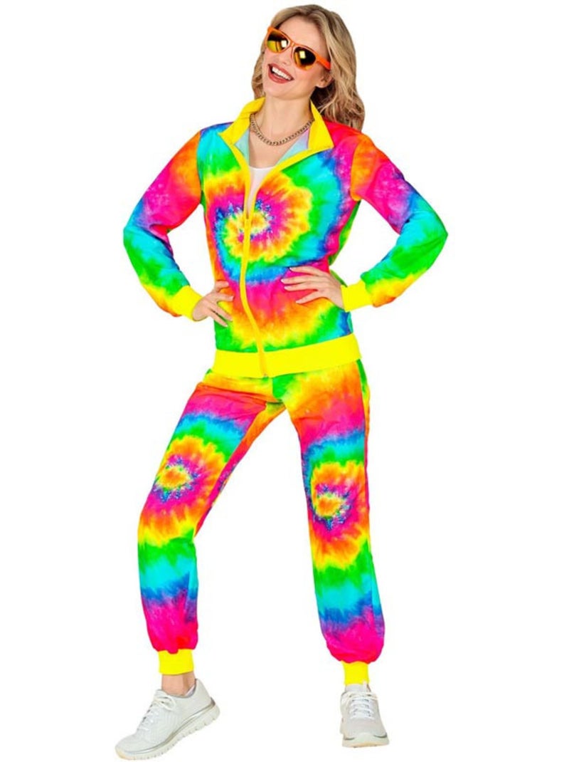 Costume da hippie psichedelico fluorescente Multicolore - Kiabi