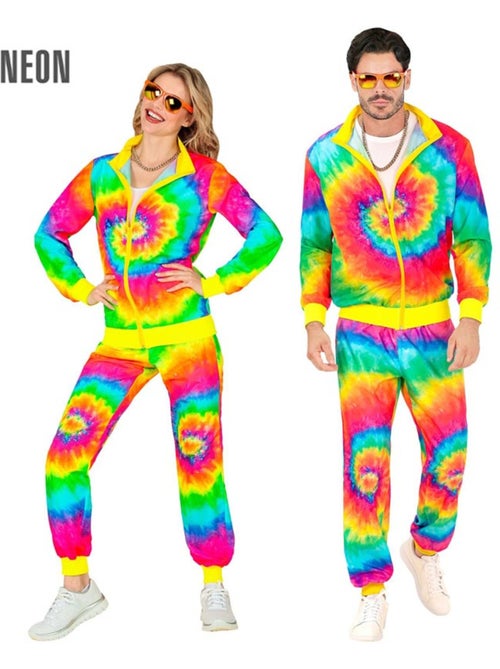 Costume da hippie psichedelico fluorescente - Kiabi