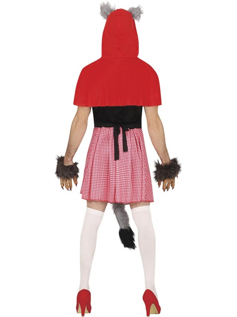 Costume da lupo di Cappuccetto Rosso Multicolore - Kiabi