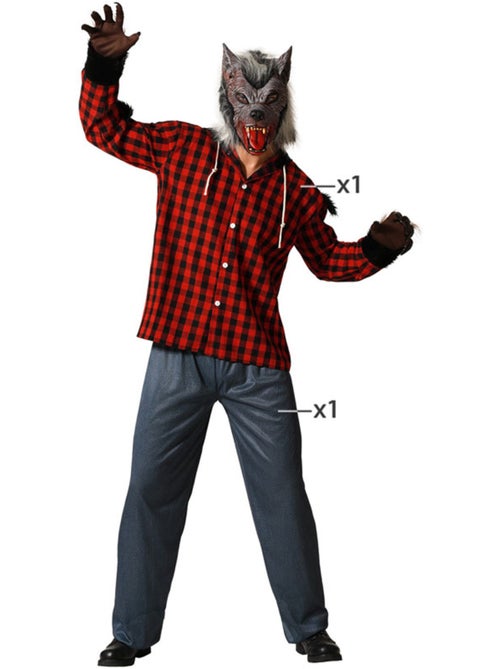 Costume da lupo mannaro da uomo - Kiabi