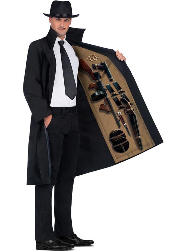 Costume da mafioso anni '70 con cappello Multicolore - Kiabi