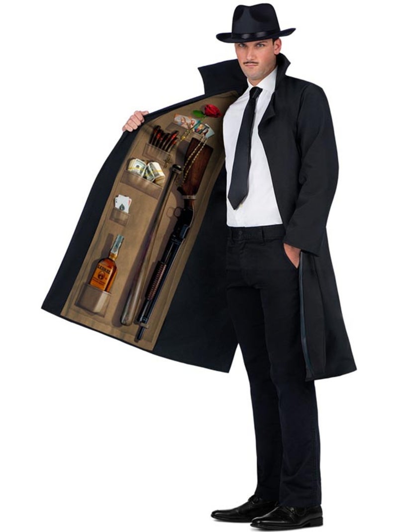 Costume da mafioso anni '70 con cappello Multicolore - Kiabi