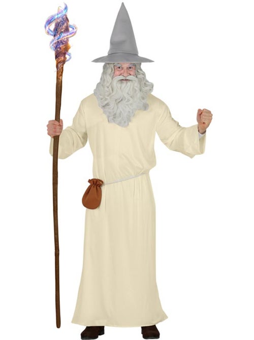 Costume da mago bianco con cappello da uomo - Kiabi