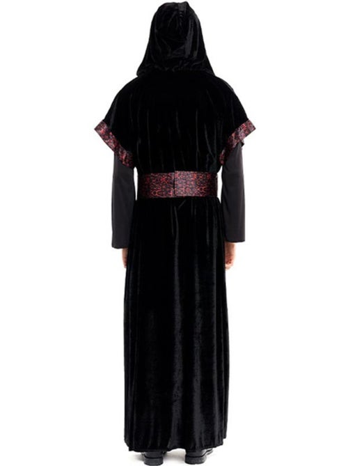 Costume da mago oscuro con cappuccio e cintura - Kiabi