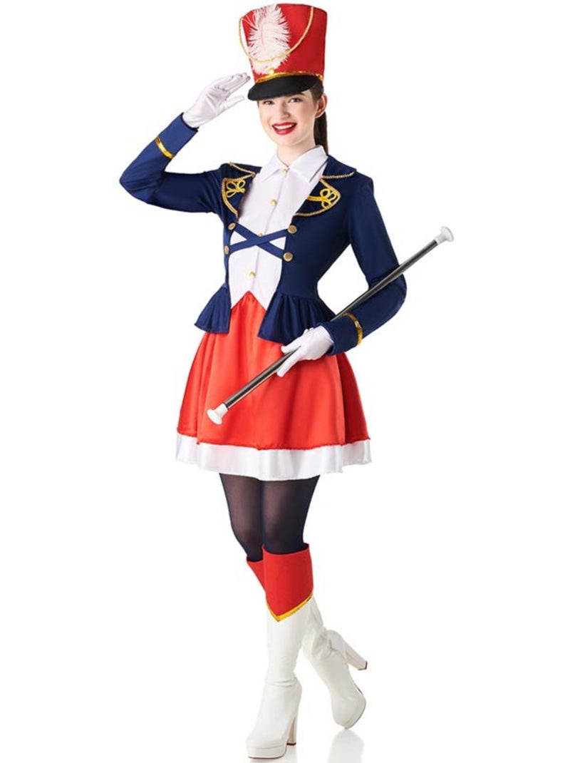 Costume da majorette classica tricolore da donna Multicolore - Kiabi