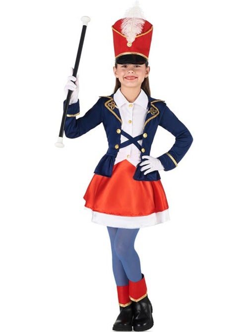 Costume da majorette classica tricolore - Kiabi