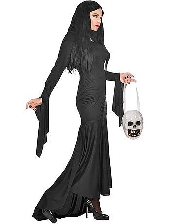 Costume da mamma spettrale con borsa a forma di teschio