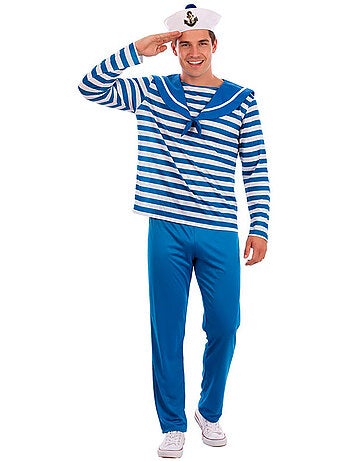 Costume da marinaio a righe da uomo