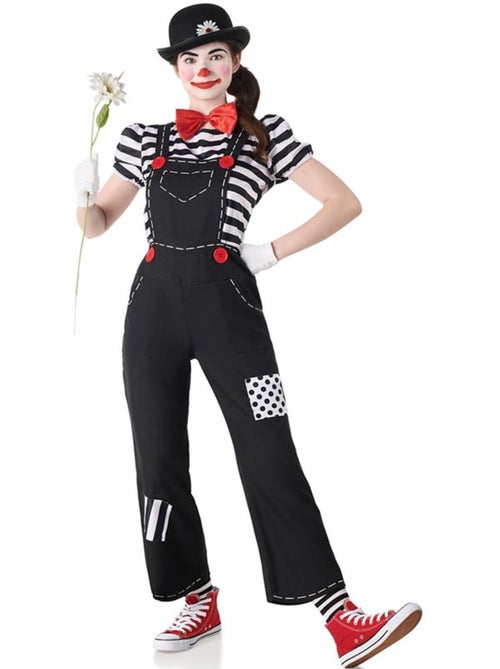 Costume da mima divertente a righe da donna - Kiabi