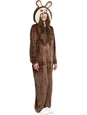 Costume da mostro lulú marrone per adulti