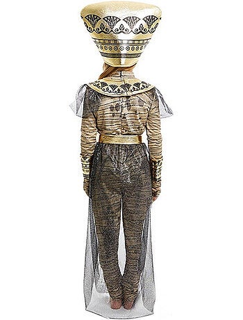 Costume da mummia del faraone con copricapo