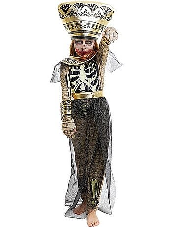 Costume da mummia del faraone con copricapo