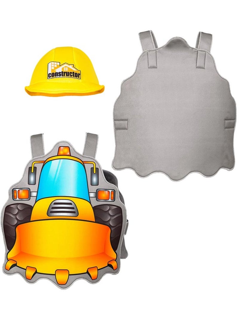 Costume da operaio edile con cappello Multicolore - Kiabi