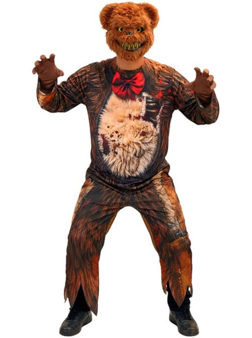 Costume da orso zombie con maschera da uomo - Kiabi