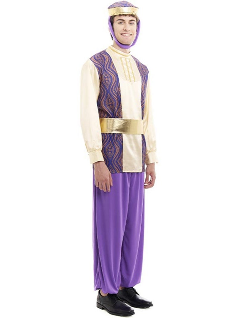 Costume da paggio di Re Baldassarre con cappello Multicolore - Kiabi