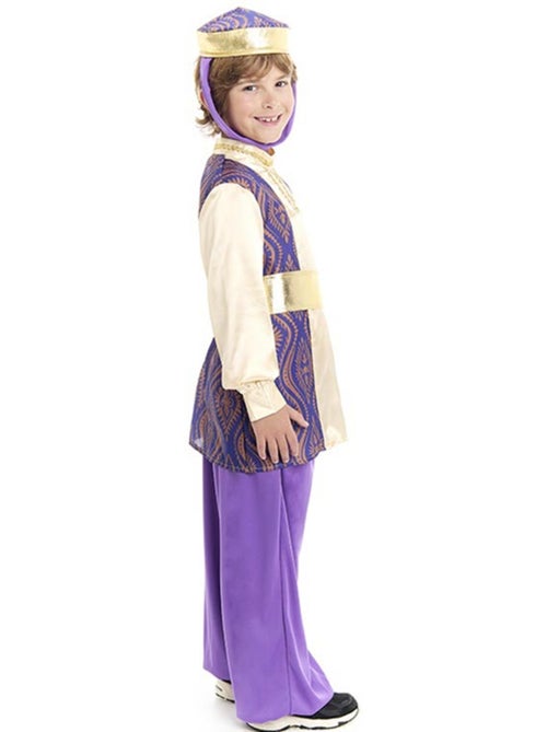 Costume da paggio di Re Baldassarre con cappello - Kiabi