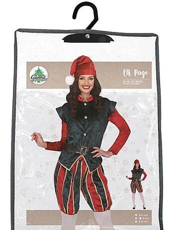 Costume da paggio elfo con cappello