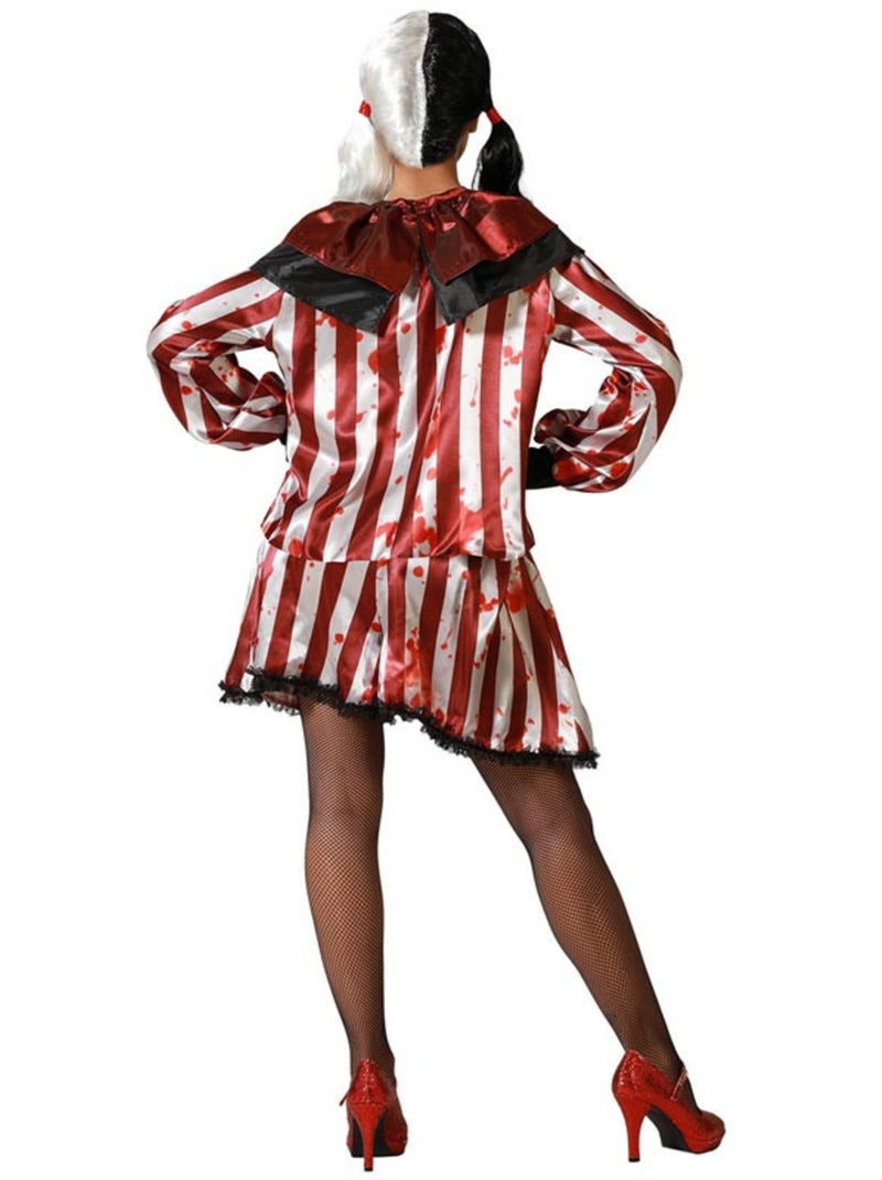 Costume da pagliaccia a righe da donna Multicolore - Kiabi