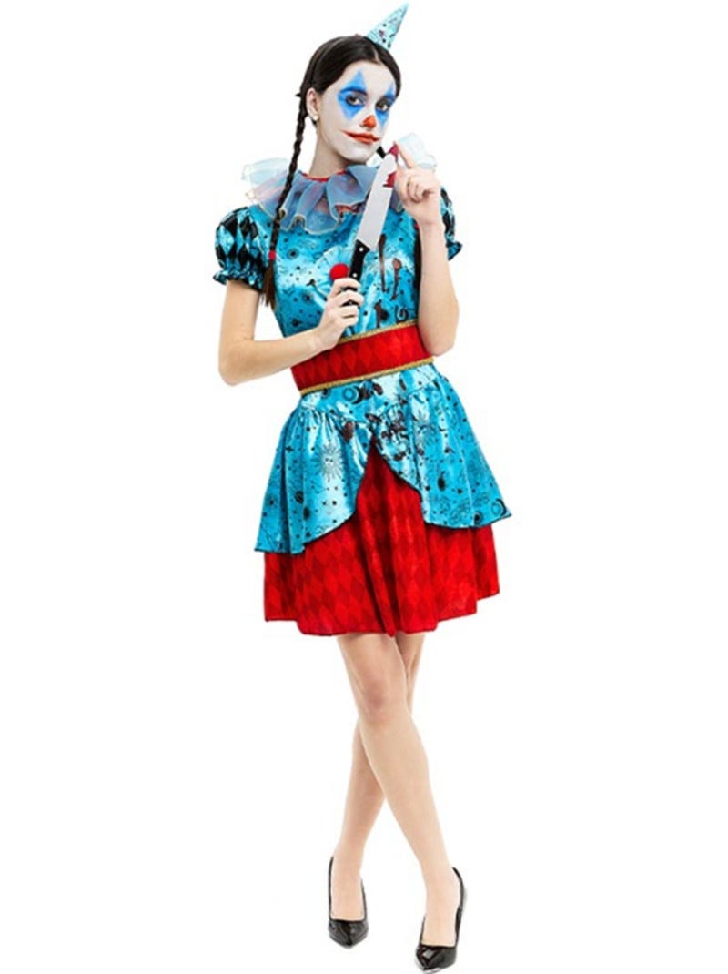 Costume da pagliaccio maniaco Multicolore - Kiabi
