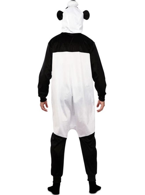 Costume da panda kigurumi con cappuccio e orecchie per adulto - Kiabi